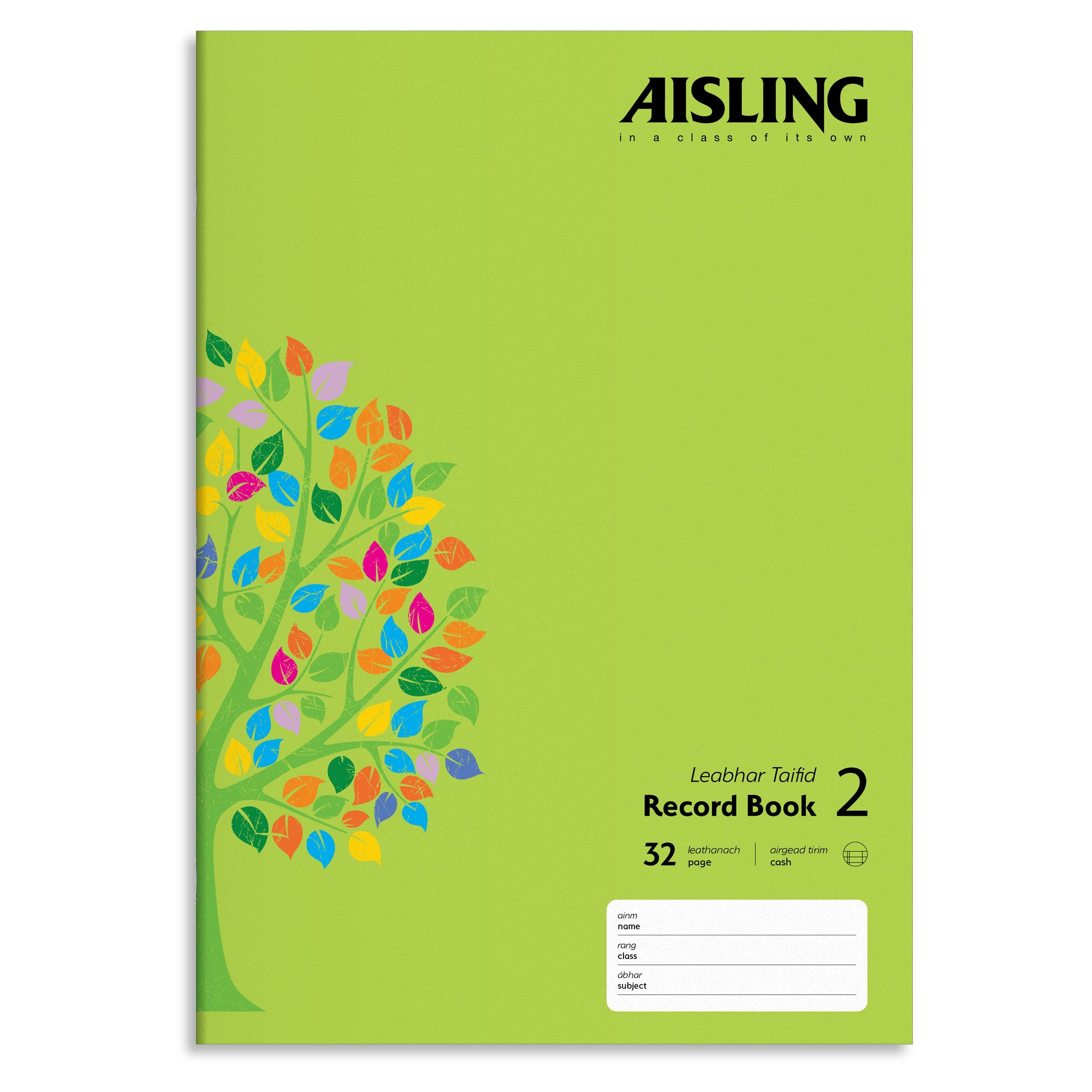 AISLING A4 Record Book 2 32 page