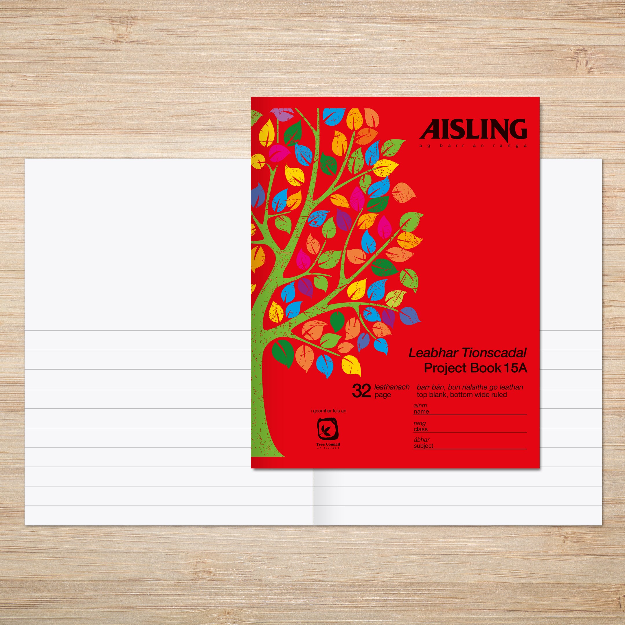 AISLING Junior Project No 15A , 32 page 226 x 178mm